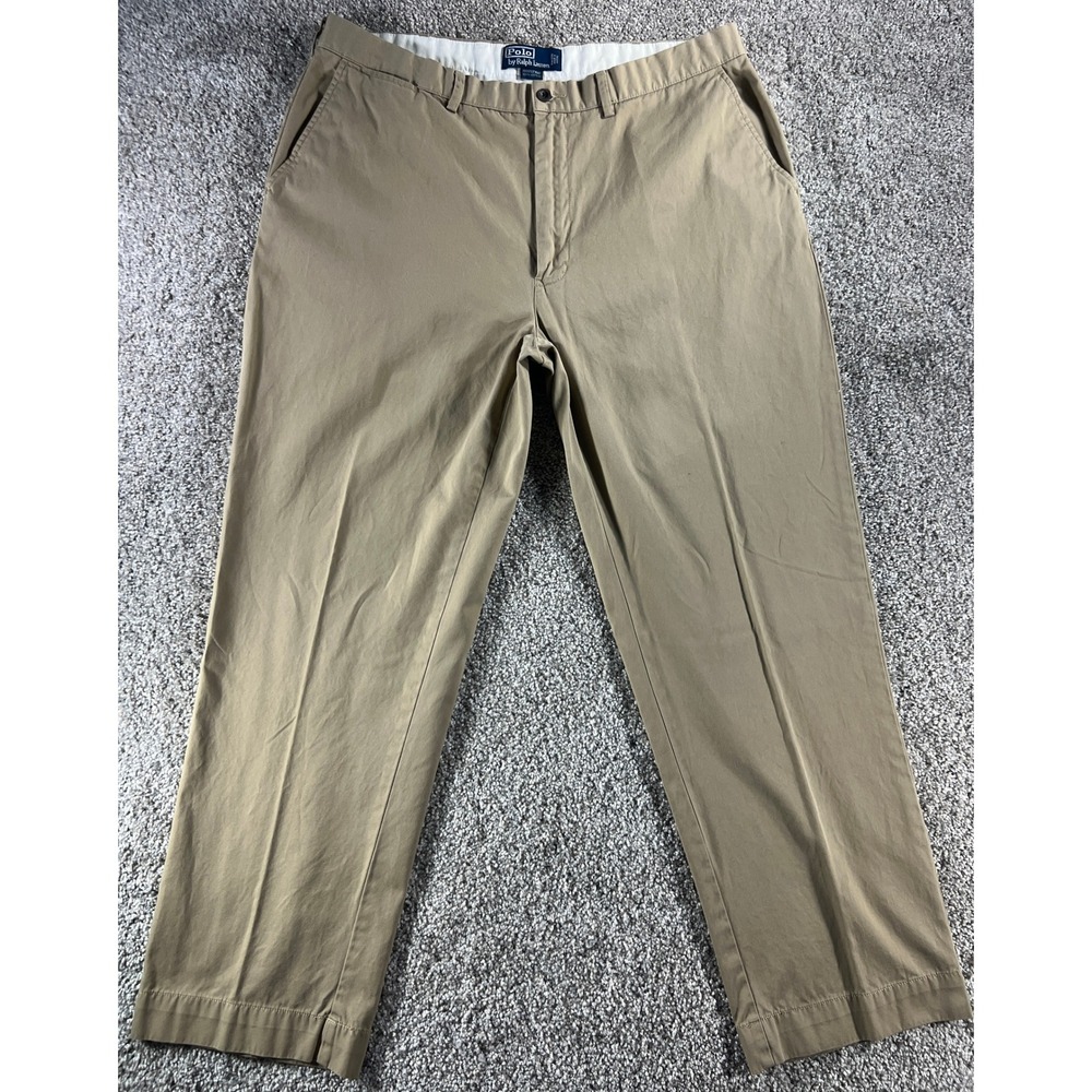 Vtg‎ 90s Polo Ralph Lauren Prospect Pant Mens 38x30 Tan Khaki Chino Pants